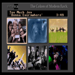 Colors of Modern Rock, The - Virtual VCR (U) Back Cover